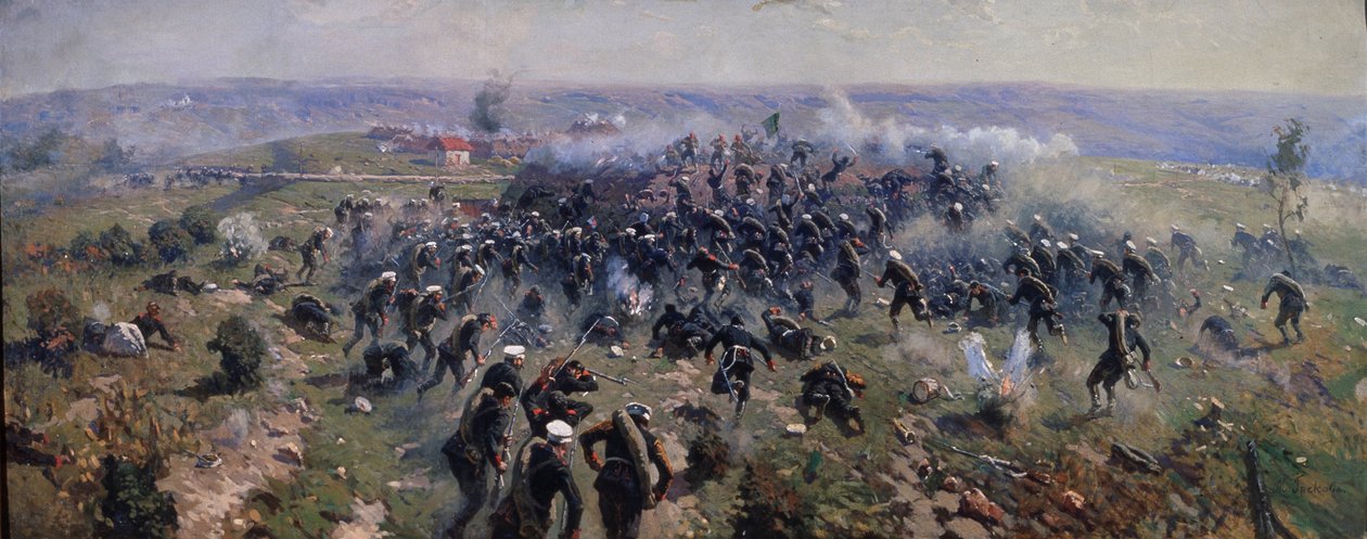Gorni Dubnik Muharebesi 24 Ekim 1877, 1914 by Mitrofan Borisovich Grekov