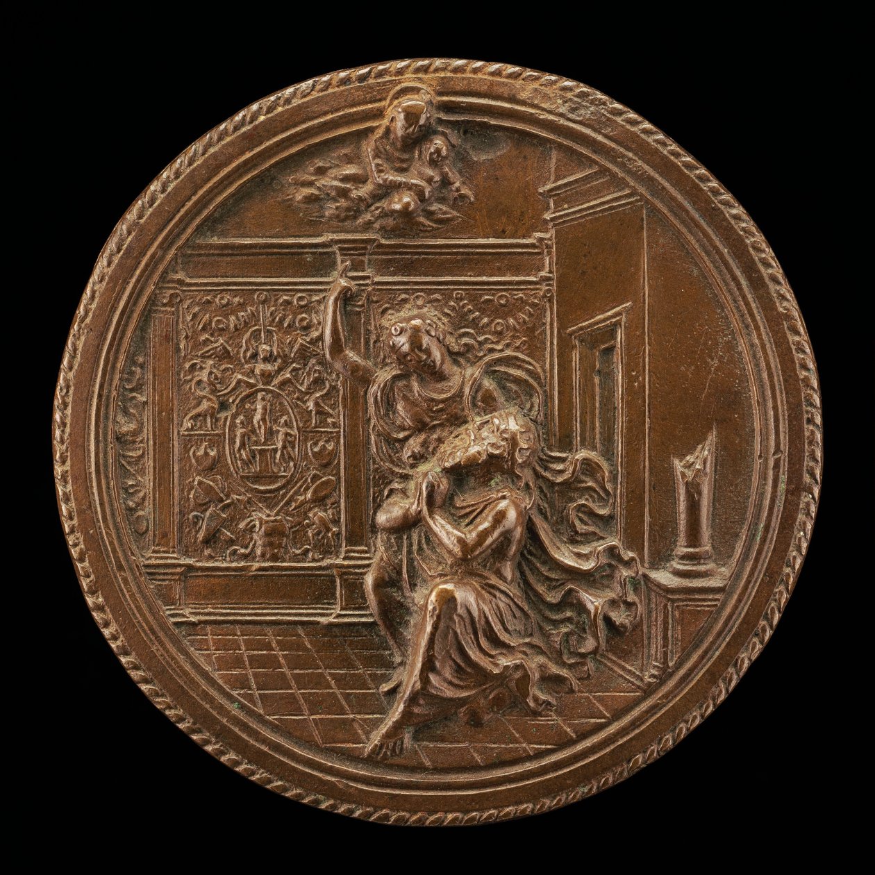 Augustus ve Tiburtine Sibyl, 15. yüzyılın sonları - 16. yüzyılın başlarında. by Moderno