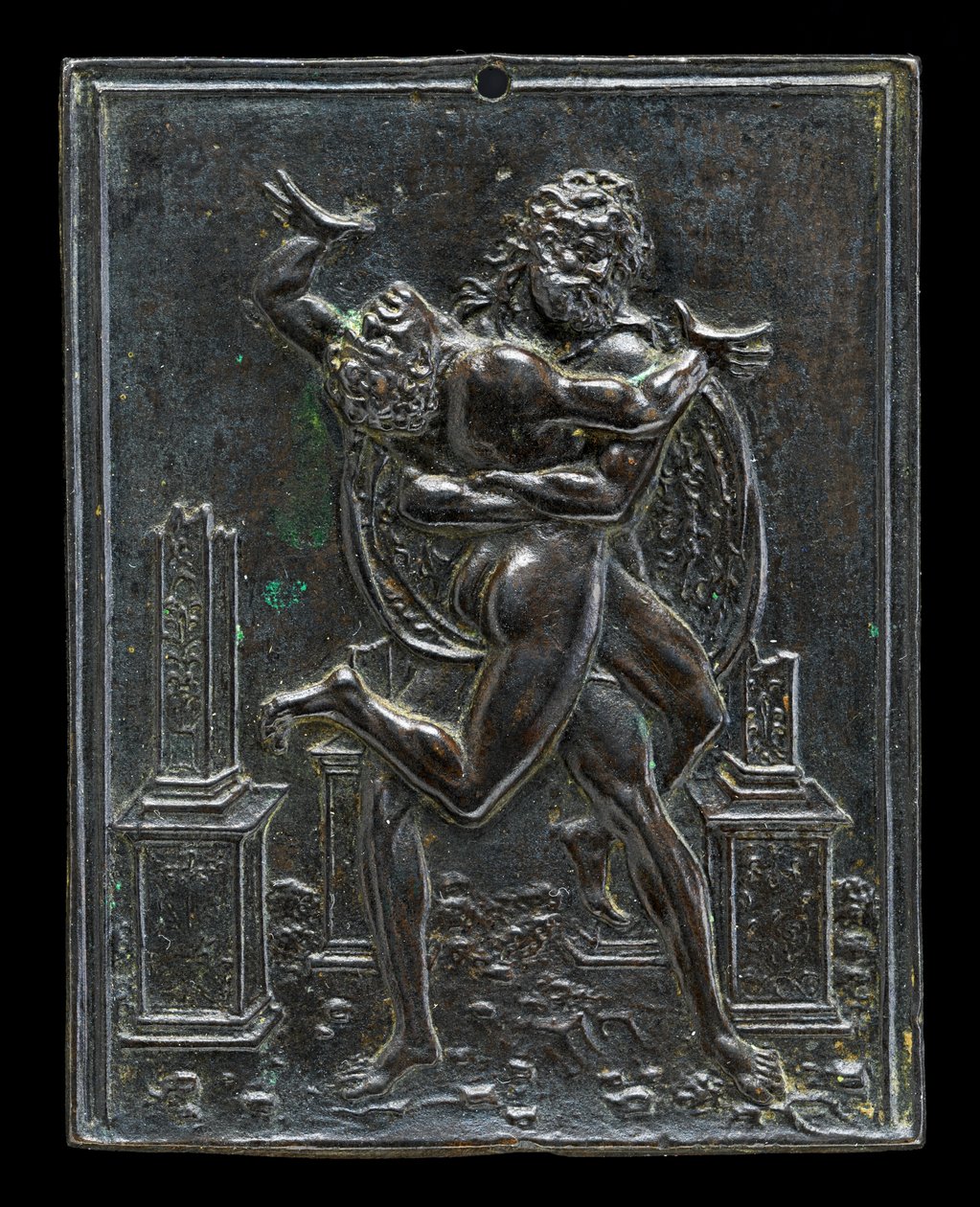 Herkül ve Antaeus, 15. yüzyılın sonu - 16. yüzyılın başı. by Moderno
