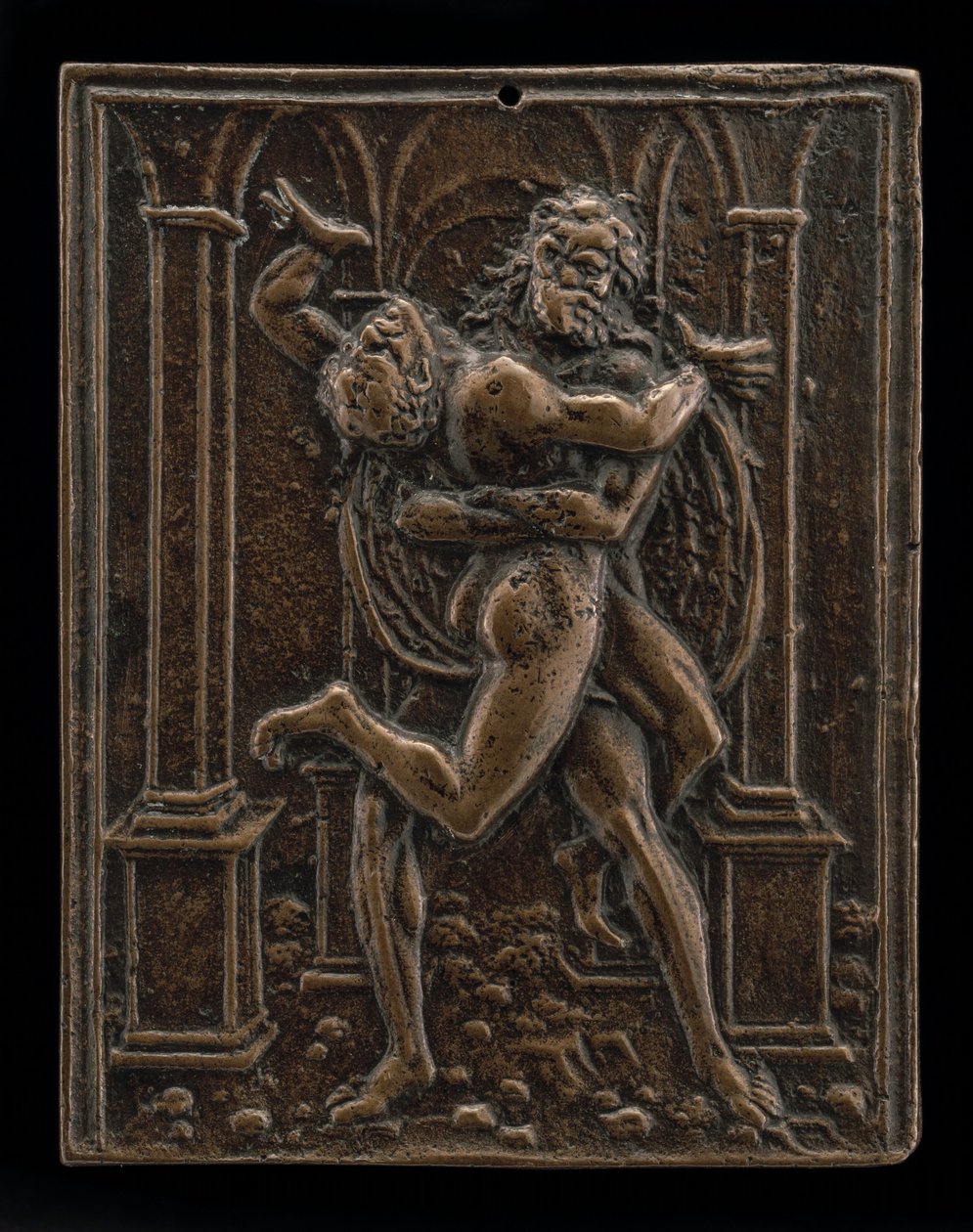 Herkül ve Antaeus, 15. yüzyılın sonu - 16. yüzyılın başı. by Moderno