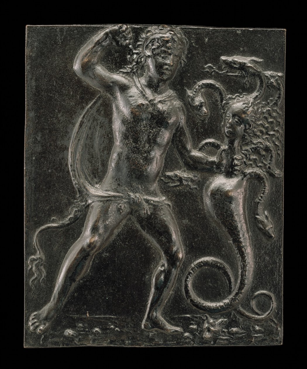 Herkül ve Lernaean Hydra, 15. yüzyılın sonları - 16. yüzyılın başlarında. by Moderno