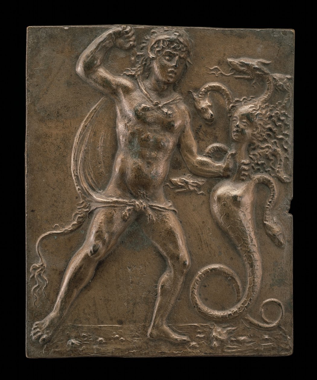 Herkül ve Lernaean Hydra, 15. yüzyılın sonları - 16. yüzyılın başlarında. by Moderno