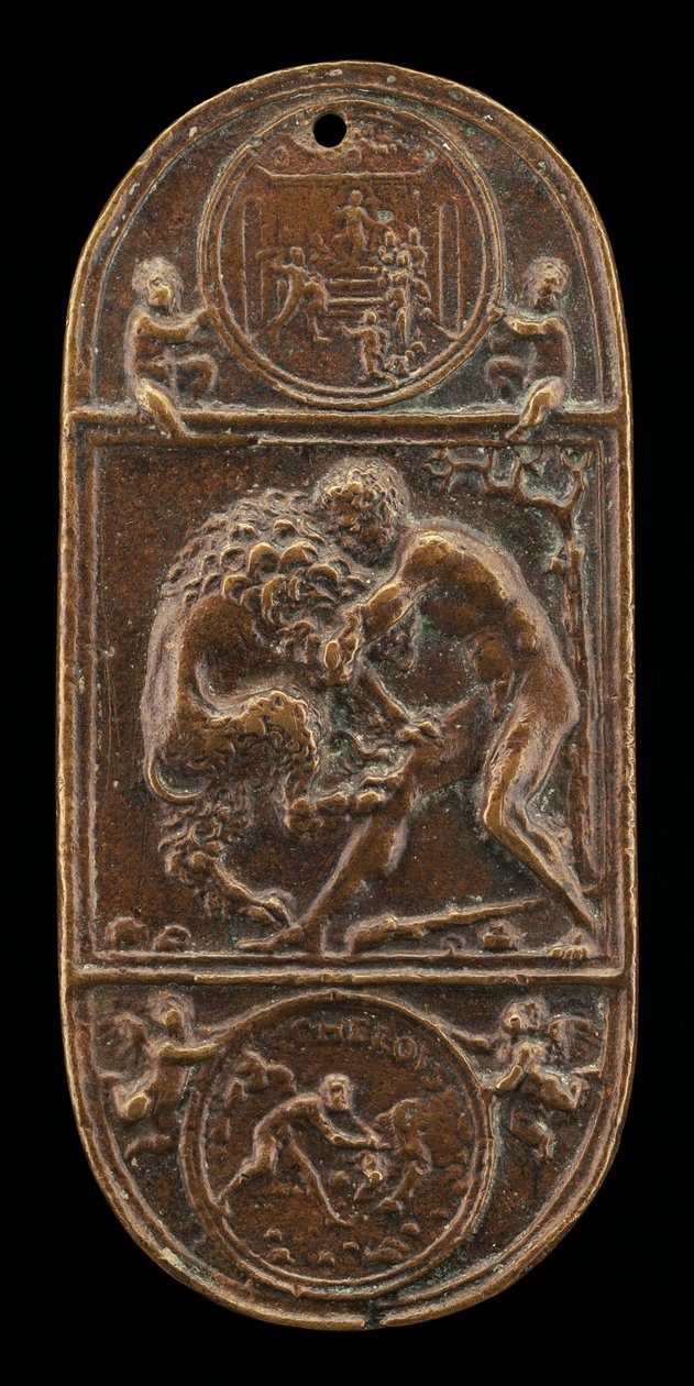 Herkül ve Nemean Aslanı, 15. yüzyılın sonları - 16. yüzyılın başlarında. by Moderno