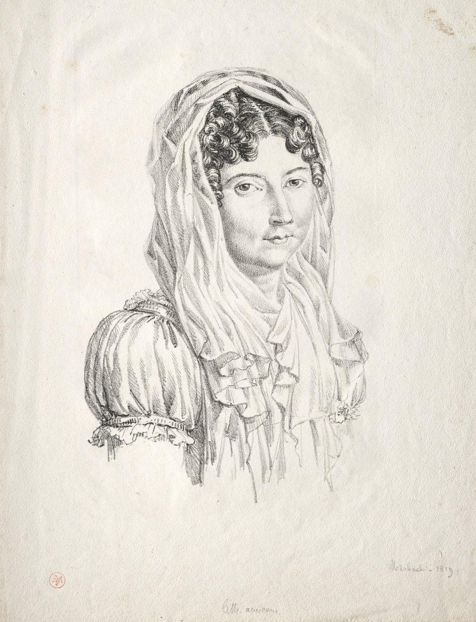 Bir Kadının Portresi, 1819. by Moisbach
