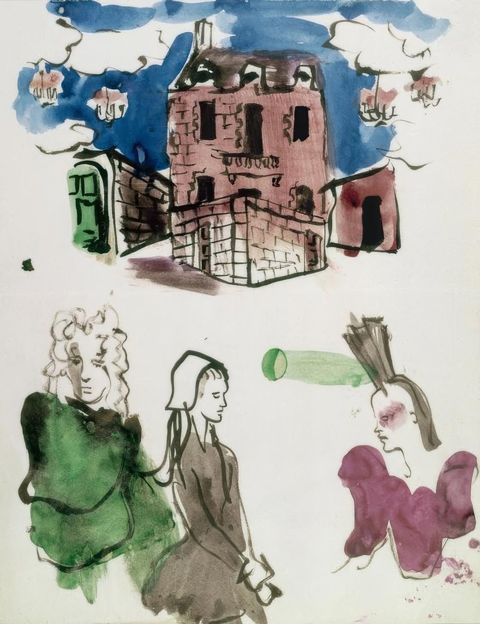 Sahne tasarımı ve figürinler by Molière
