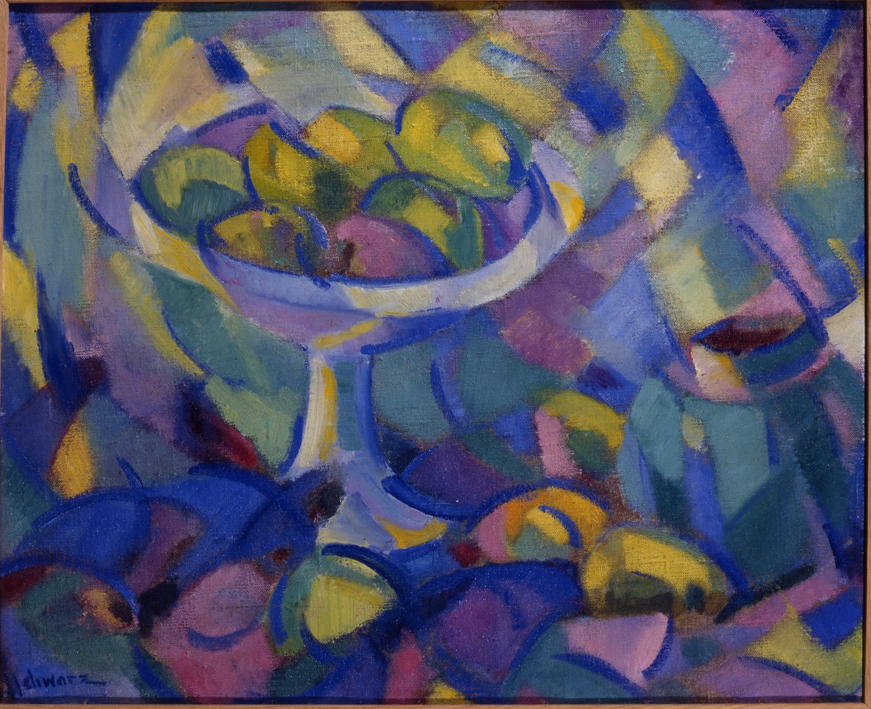 Meyve natürmort, c.1913-14 (tuval üzerine yağlı boya) by Mommie Schwarz