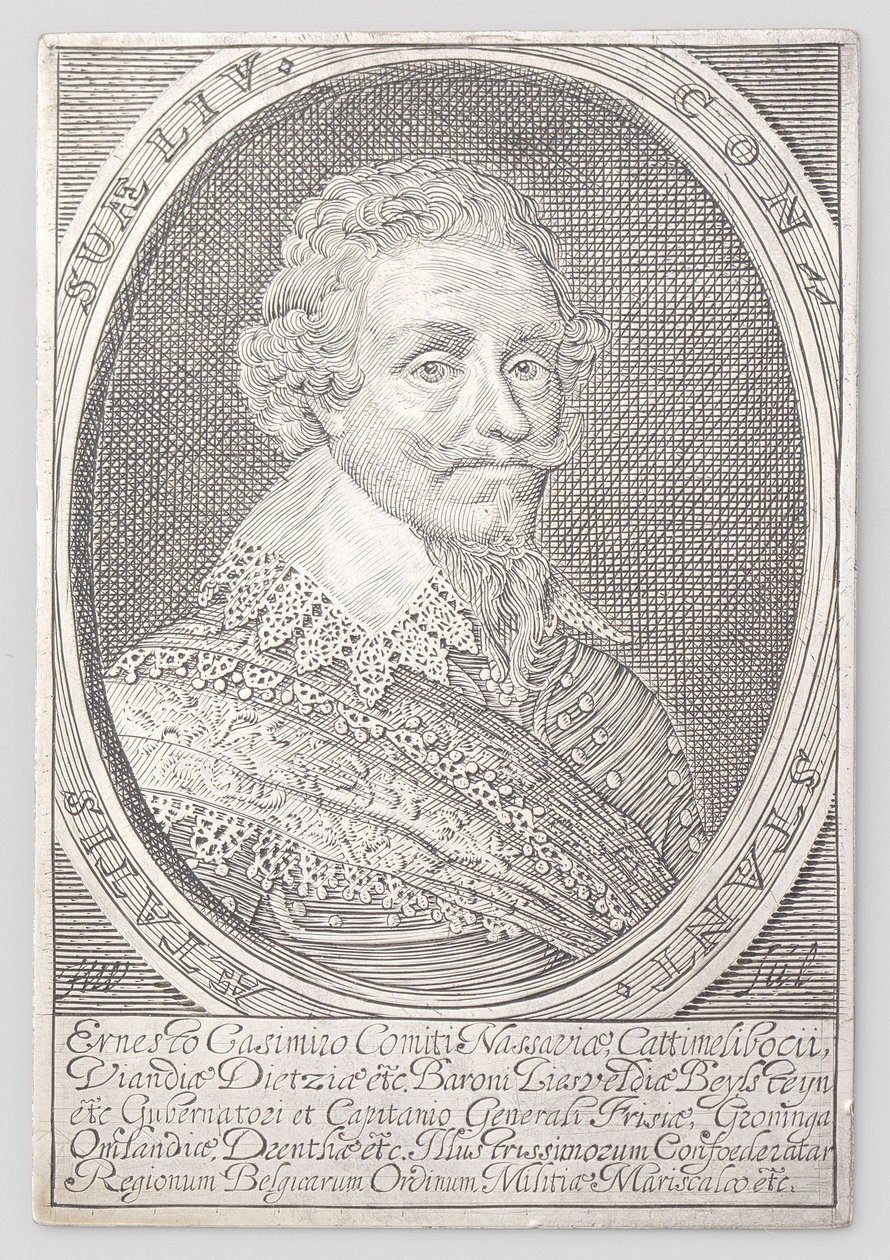 Ernst van Nassau'nun portresi by Monogrammist HW
