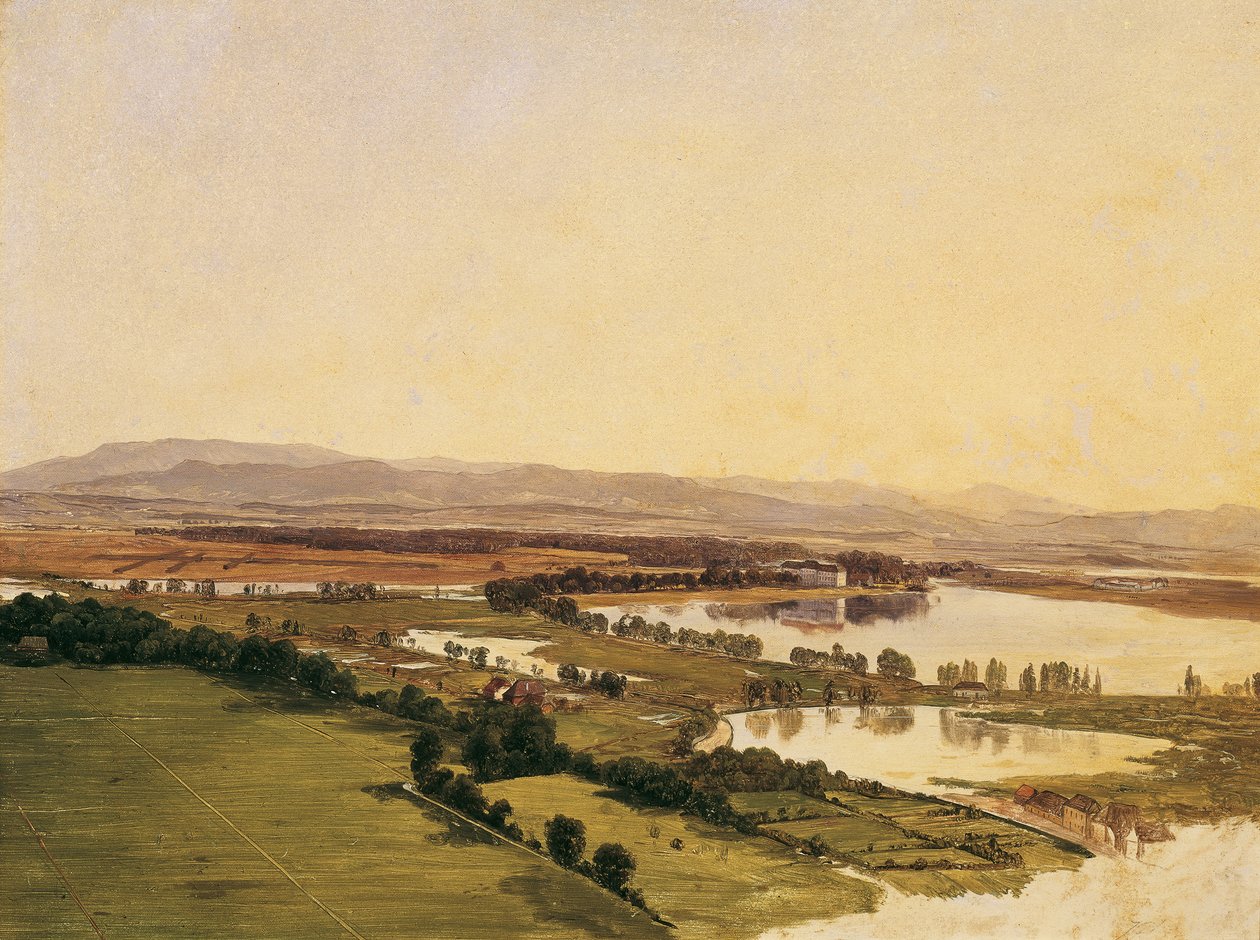 Inzersdorf Kalesi ile manzara (Anninger