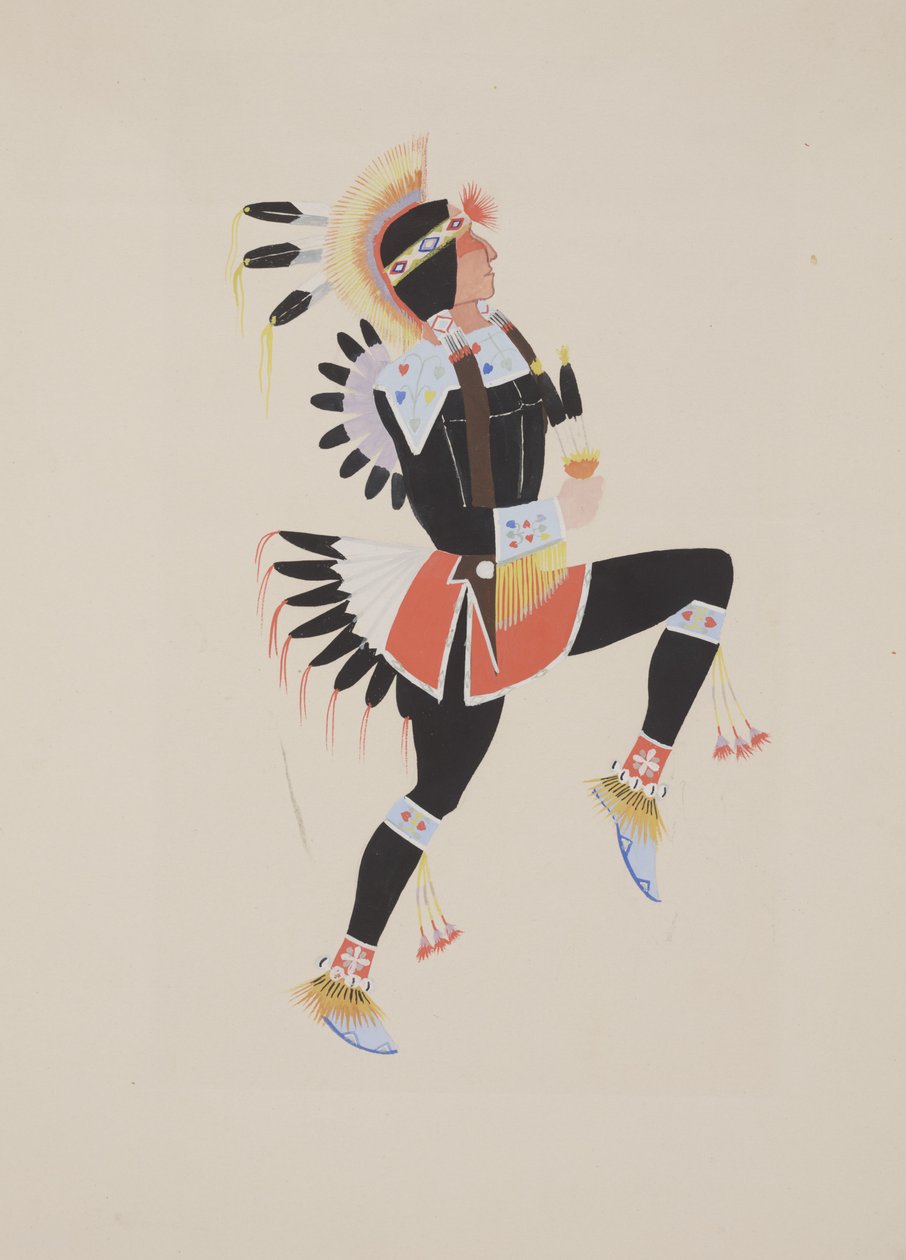 Panel #1, c.1934 (sulu boya) by Monroe Tsatoke