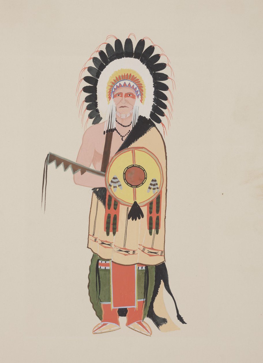 Panel #3, c.1934 (sulu boya) by Monroe Tsatoke