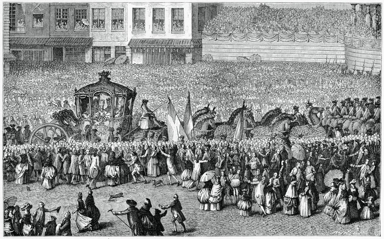 Geçit Töreninde At Arabası, 1782, 1885. by Moreau