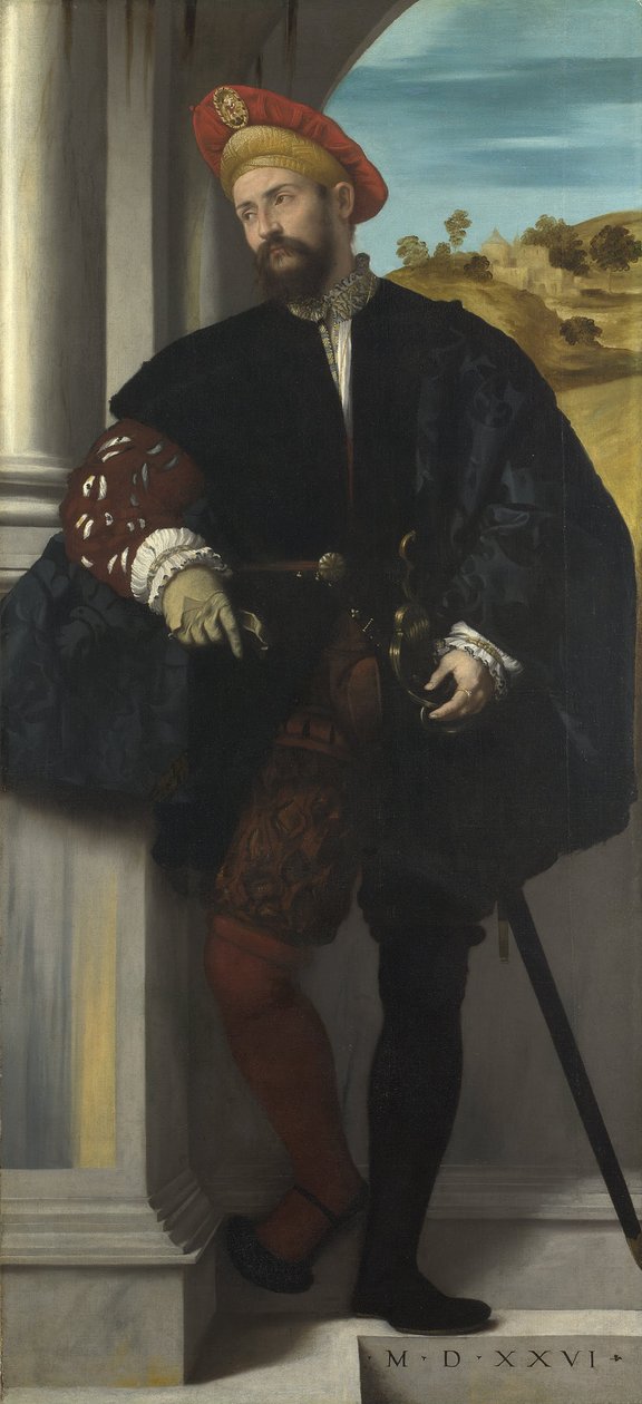 Bir Adamın Portresi by Moretto da Brescia