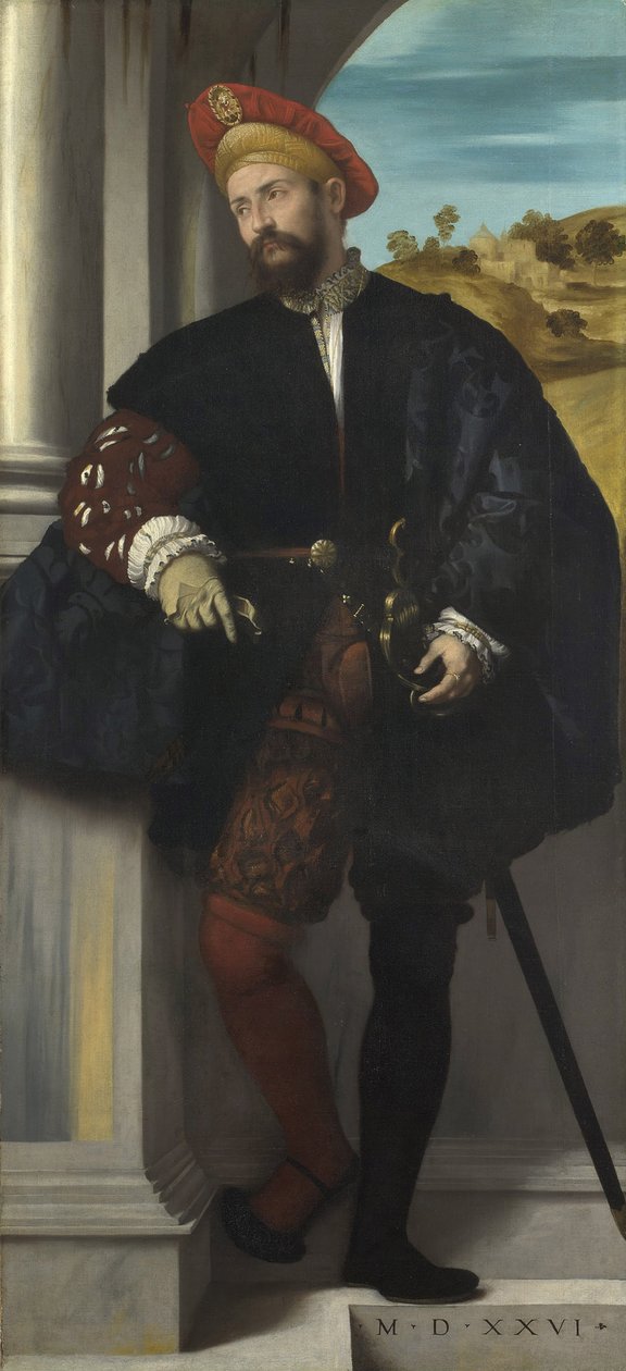 Bir Adamın Portresi, 1526 by Moretto da Brescia