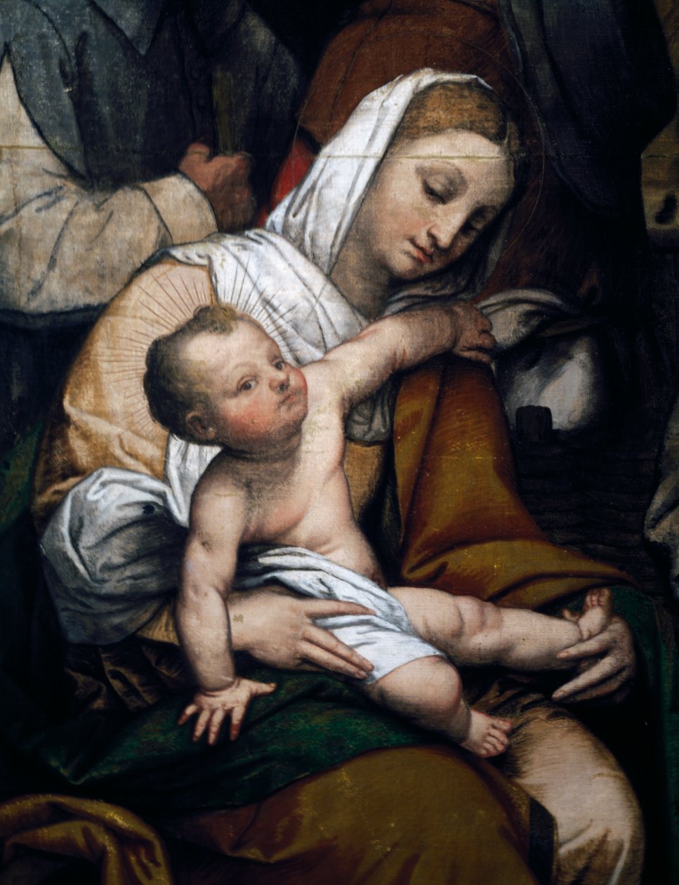 Çobanların Doğuşu veya Tapınması by Moretto da Brescia