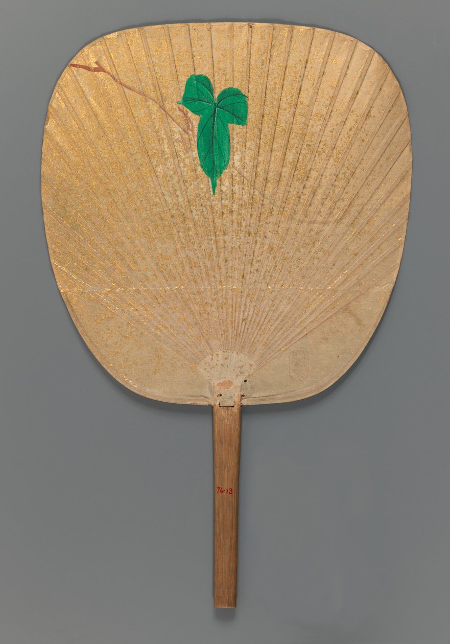 Morning Glory (verso), c.1870 (kağıt üzerinde mürekkep, renkli ve altın benek) by Mori Ippo