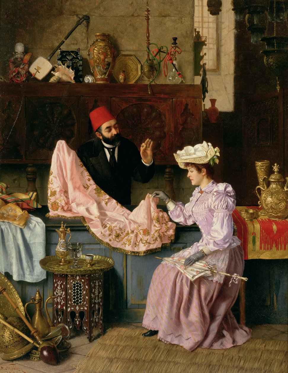 Çarşıda, 1891 (panel) by Moritz Stifter
