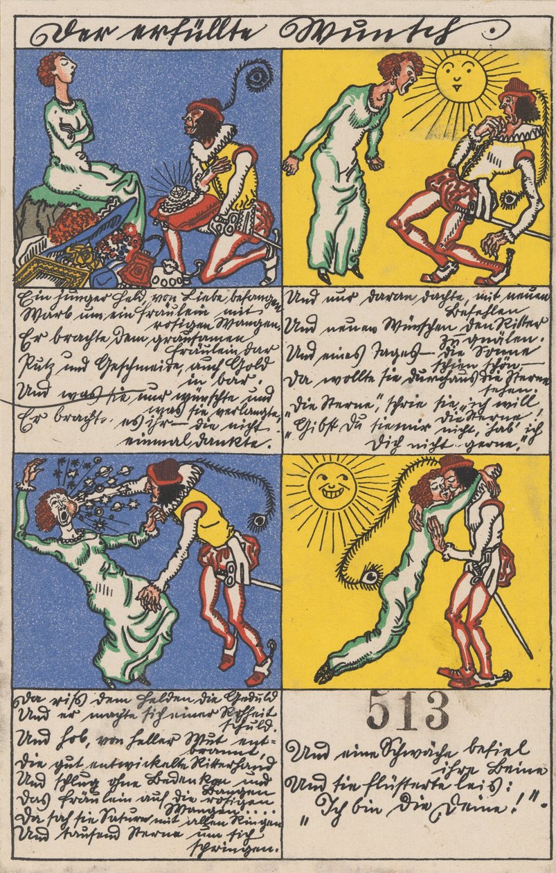 Gerçekleştirilmiş Bir Dilek Gerçekleşen Dilek, 1911. by Moritz Jung