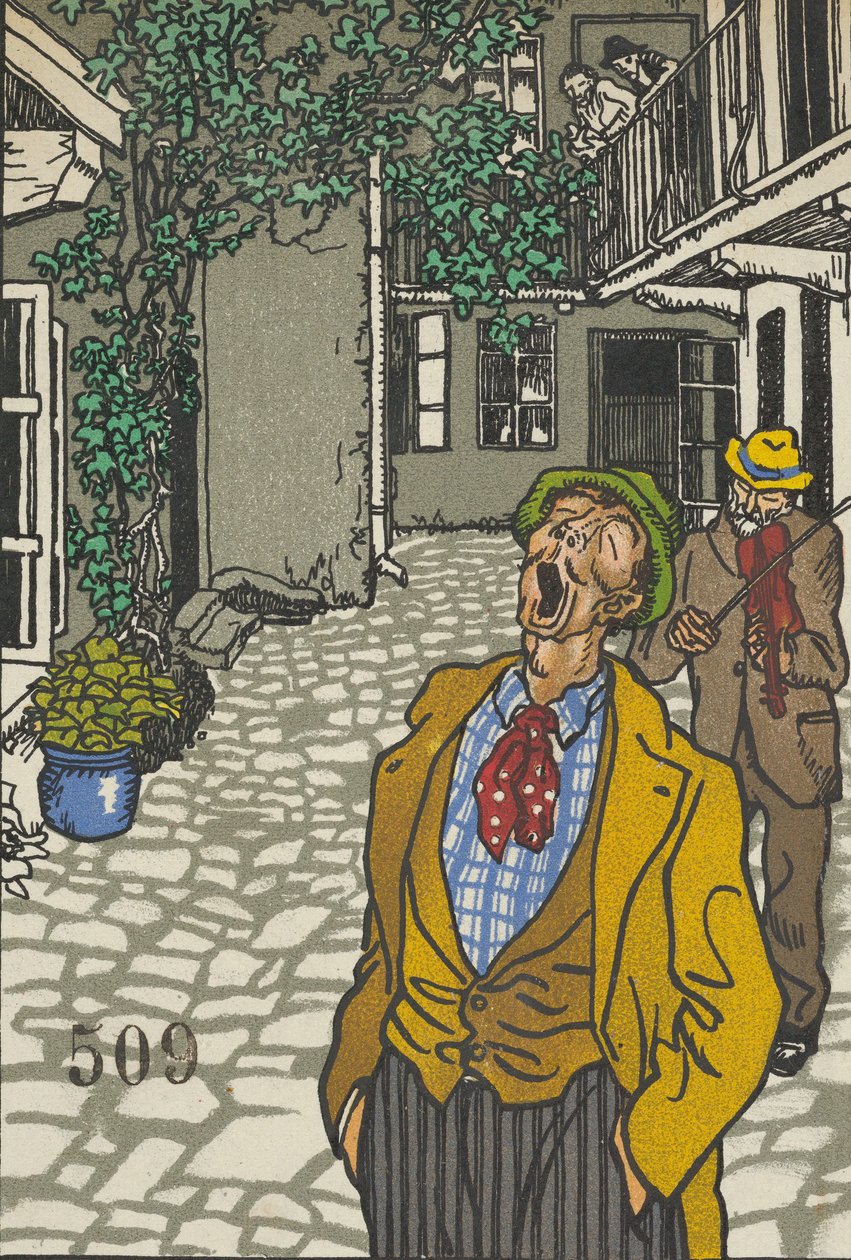 Doğal Yetenekli Şarkıcı Natursänger!, 1911. by Moritz Jung