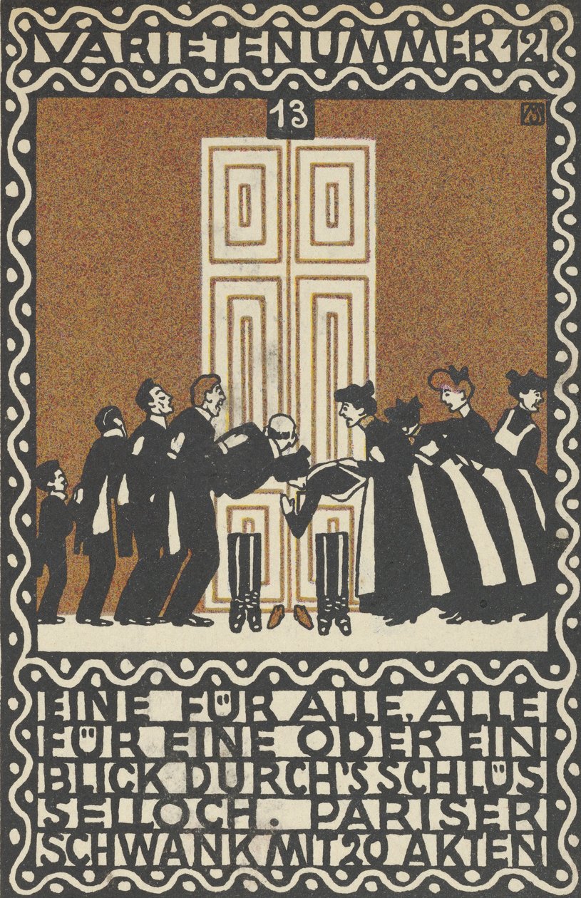 Variety Act 12: One for All, All for One veya Keyhole Varietenummer 1..., 1907