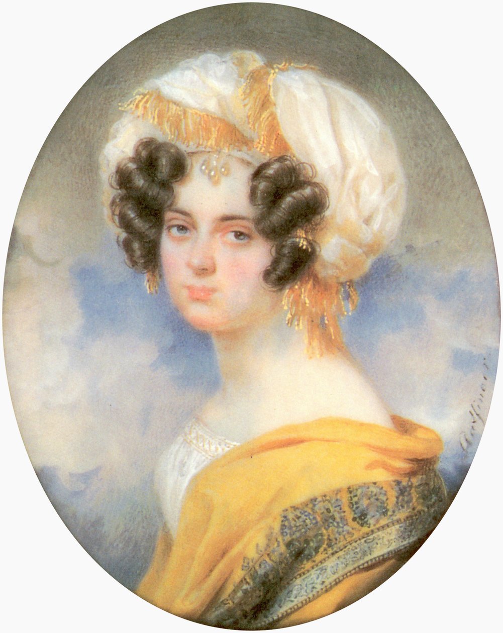 Maria Alekseevna Musina-Pushkina by Moritz Michael Daffinger