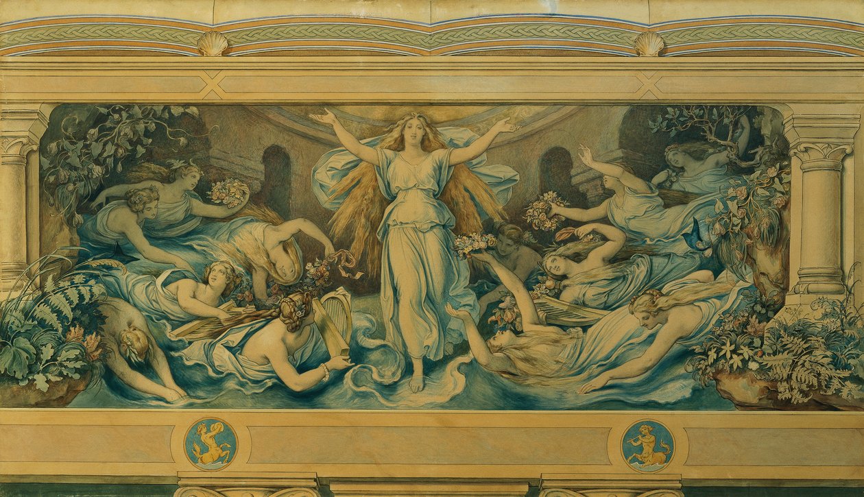 Güzel Melusine: V. Sığınak by Moritz Ludwig von Schwind