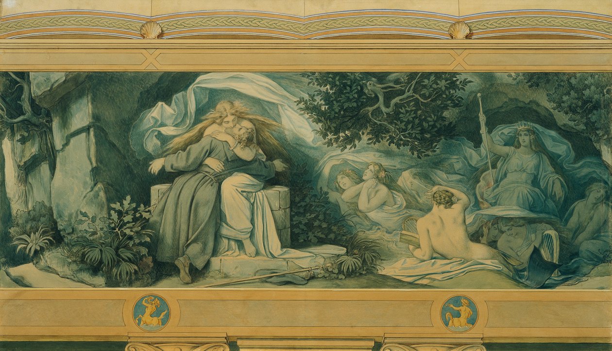 Güzel Melusine: X. Yeniden Bulmak by Moritz Ludwig von Schwind