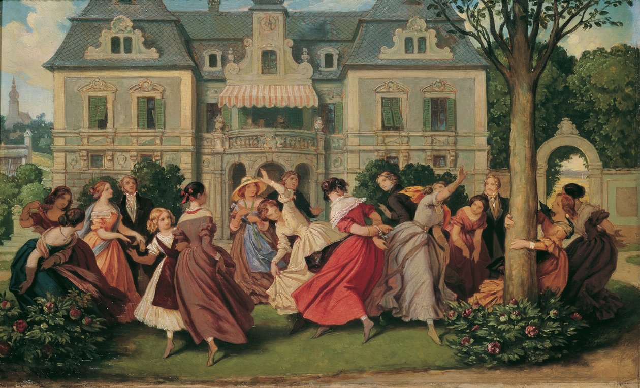 masa oyunu by Moritz Ludwig von Schwind