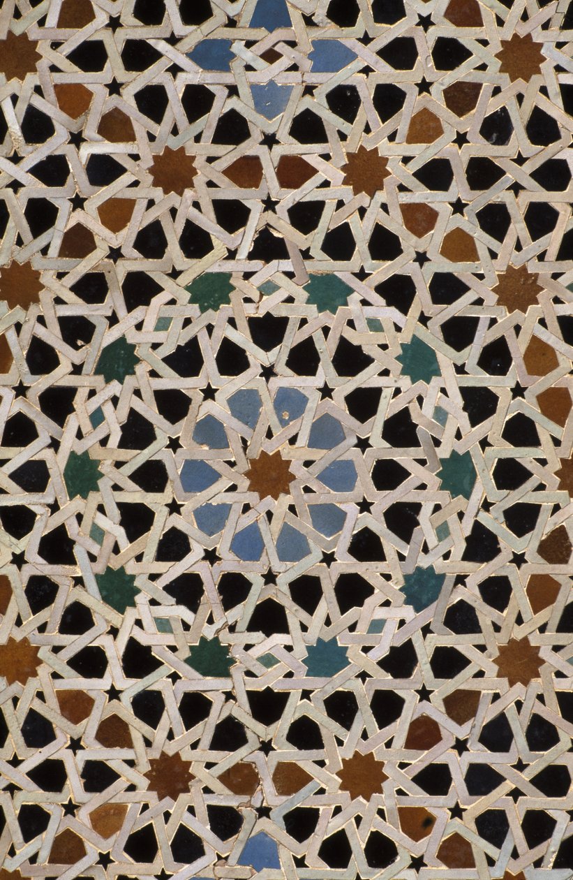 Bou Inania Medresesi, zellij çini (seramik) by Moroccan School