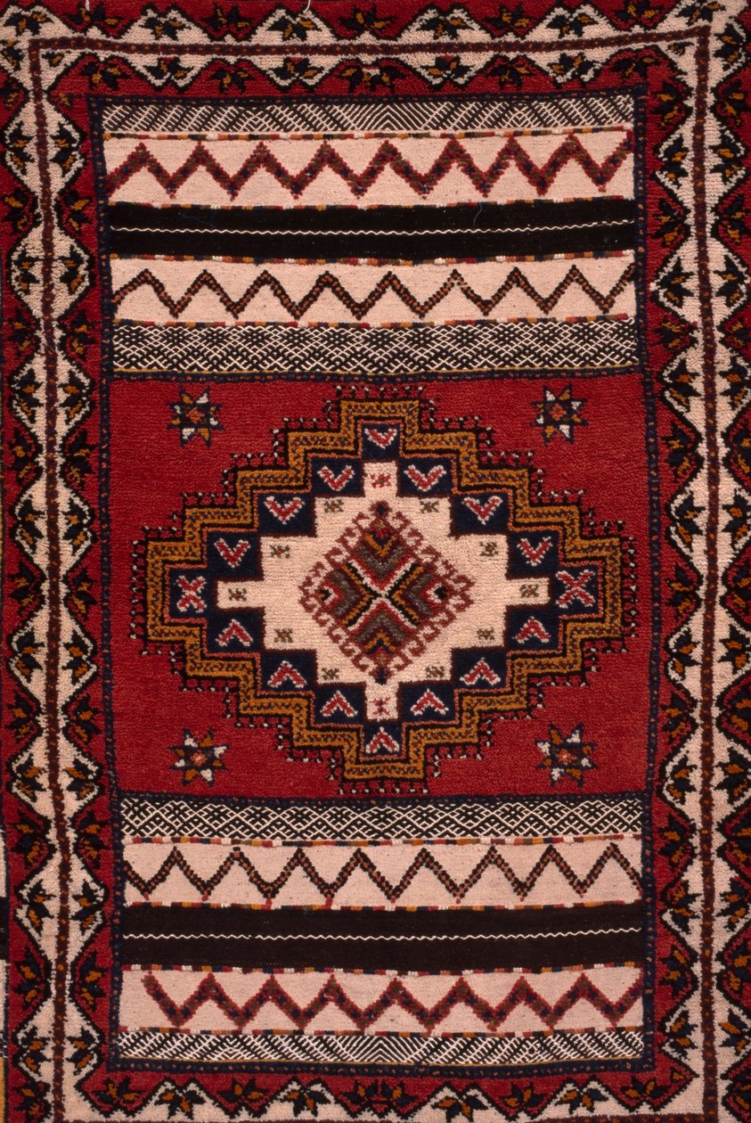 Halı, detay (yün) by Moroccan School