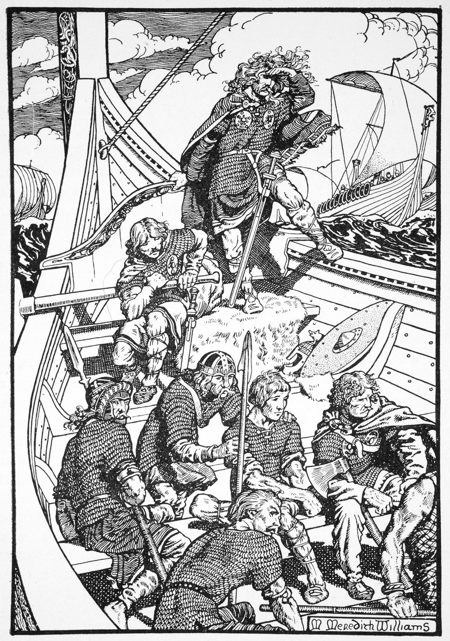 Harald Fairhair, Norveç Kralı, 9. veya 10. yüzyıl 1913 by Morris Meredith Williams