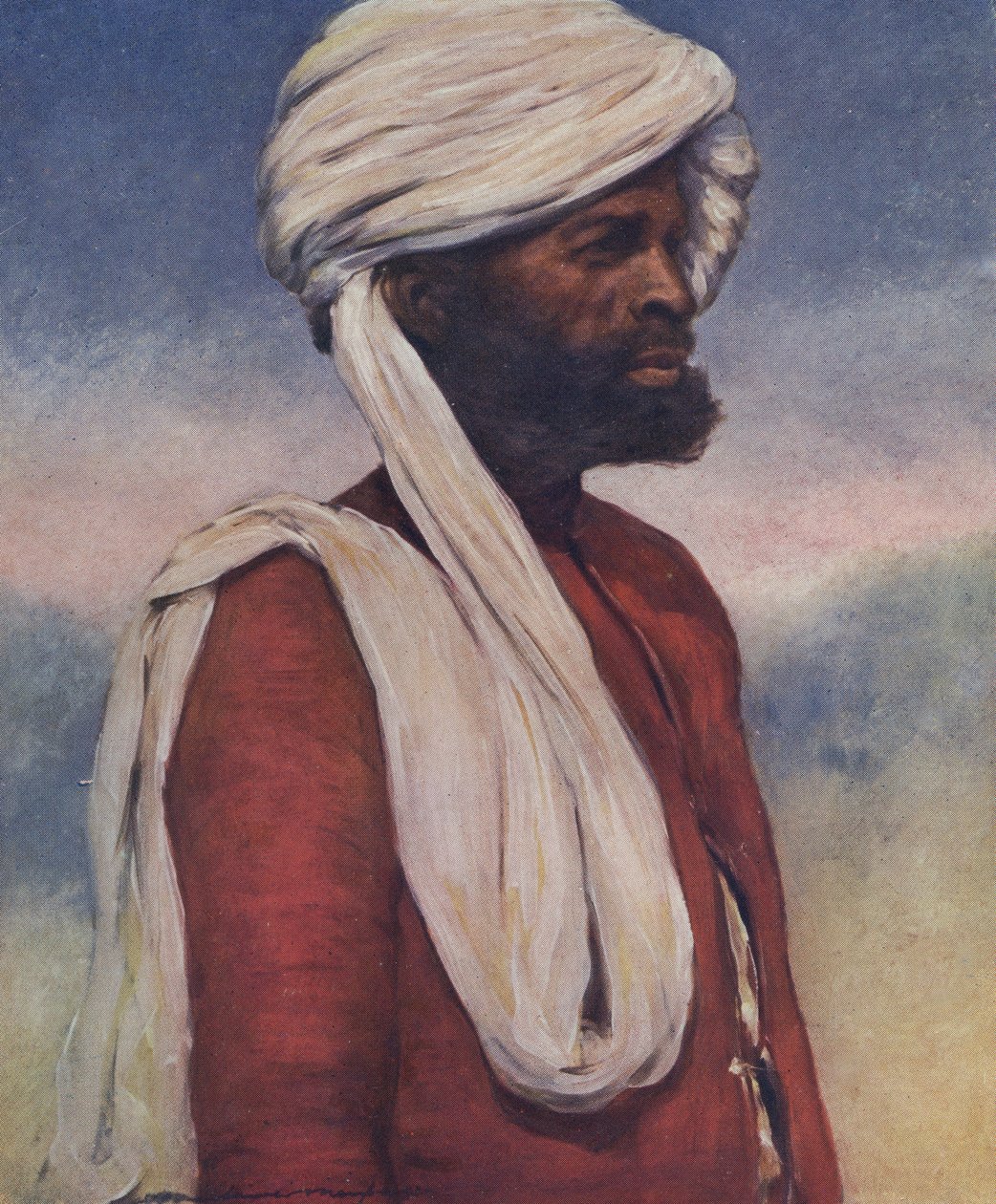 Hintli asker - 20. yüzyılın başlarında by Mortimer Ludington Menpes