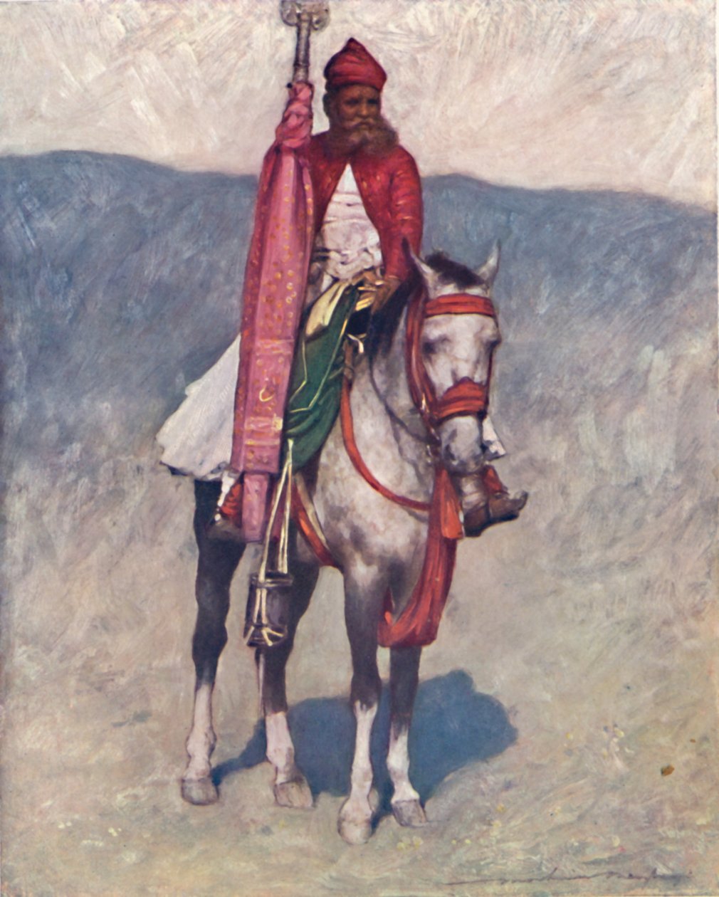 Bir Jaipur Süvarisi, 1903 by Mortimer L Menpes