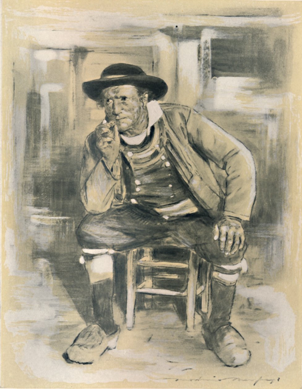 Breton Köylü, 1903 by Mortimer L Menpes