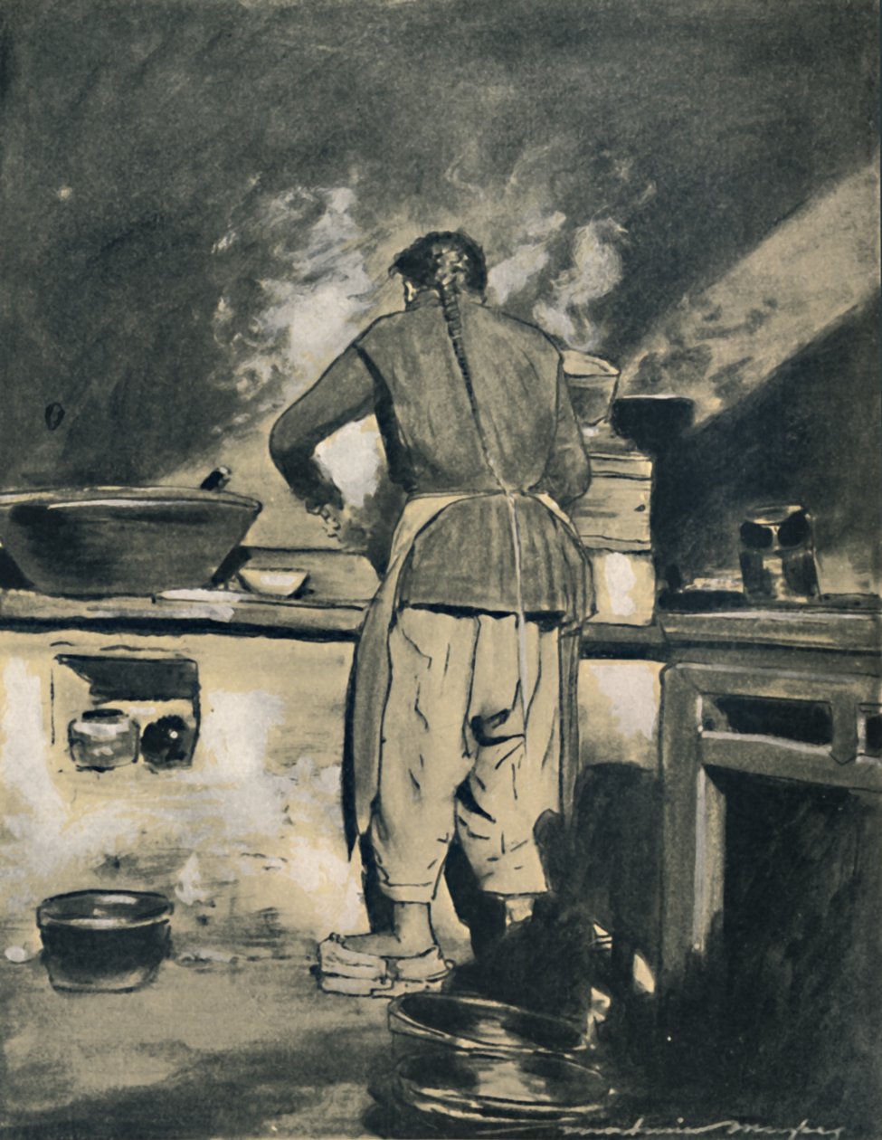 Çinli Aşçı, 1903 by Mortimer L Menpes
