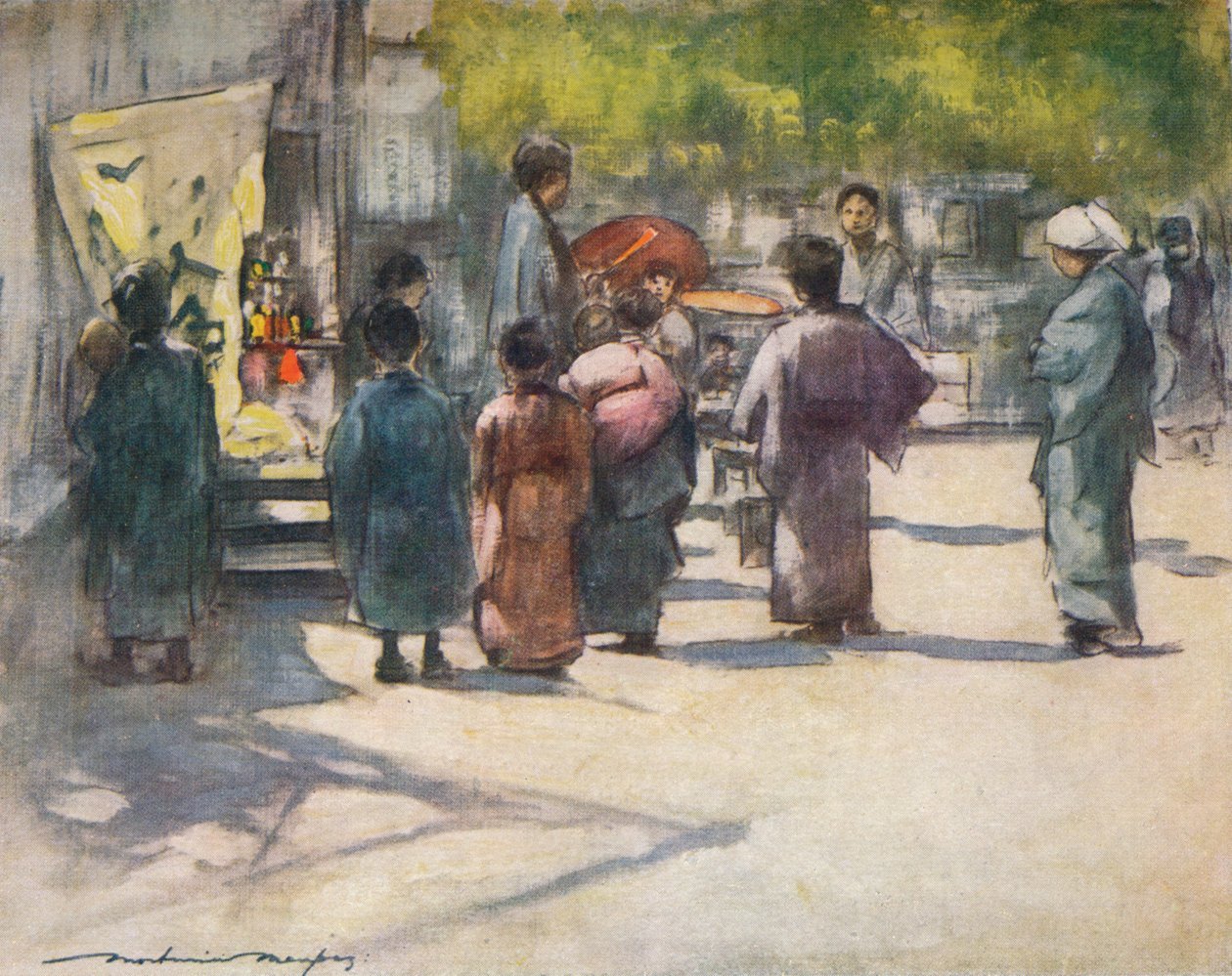 Tezgahın Önünde, c1887, 1901 by Mortimer L Menpes