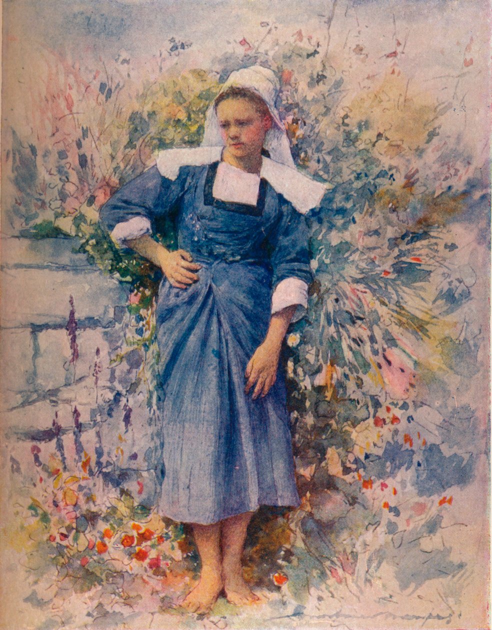 Küçük Mary, 1905. 1914 by Mortimer L Menpes