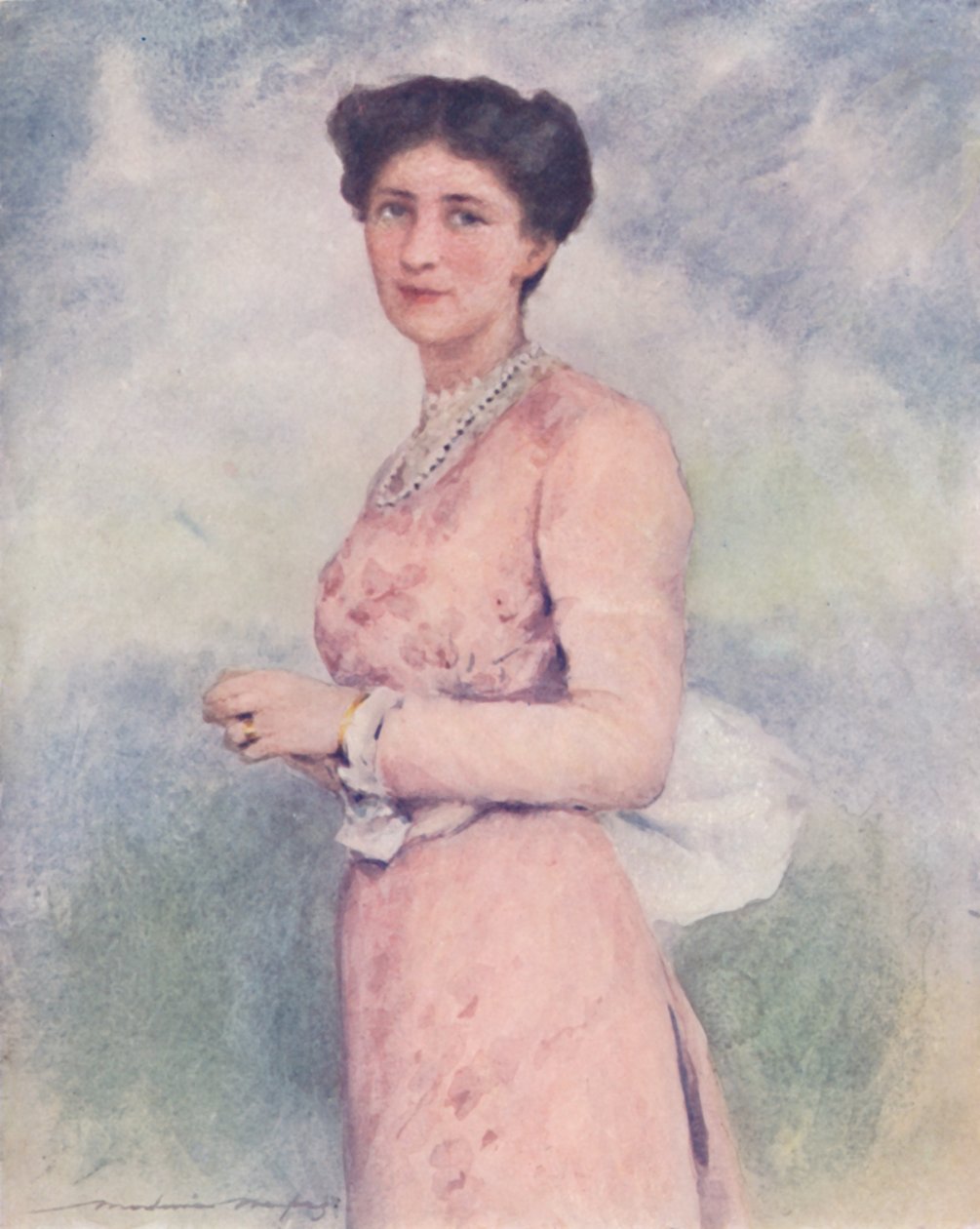 Leydi Curzon, 1903 by Mortimer L Menpes