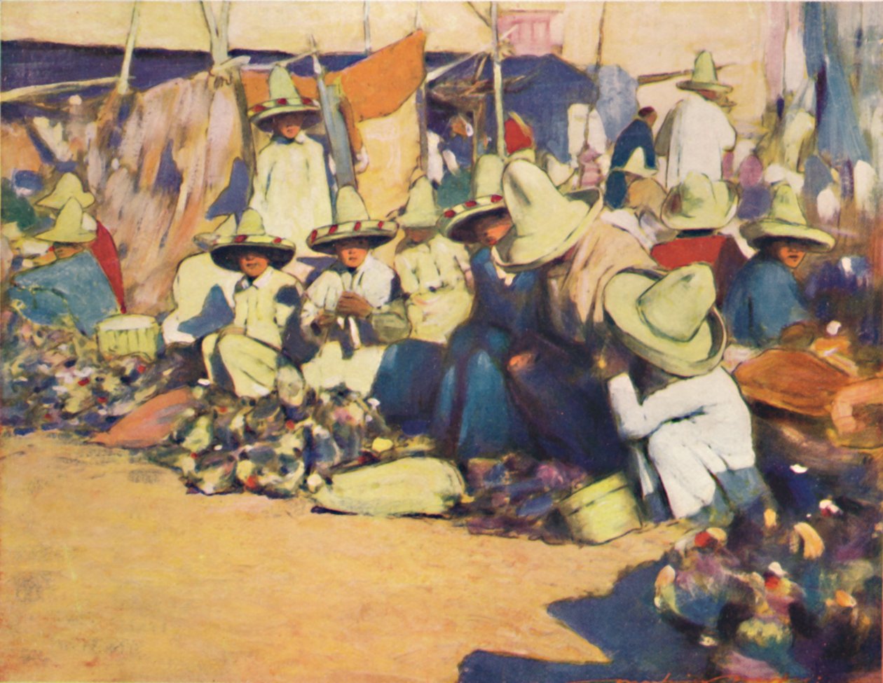'Puebla', 1903 by Mortimer L Menpes