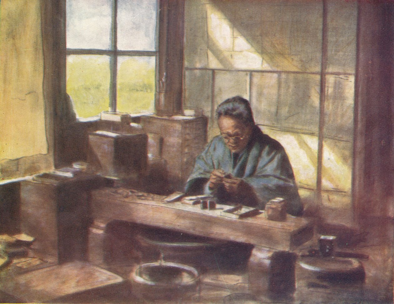 Bir Emaye İşi İşçisi, c 1887, 1901 by Mortimer Ludington Menpes
