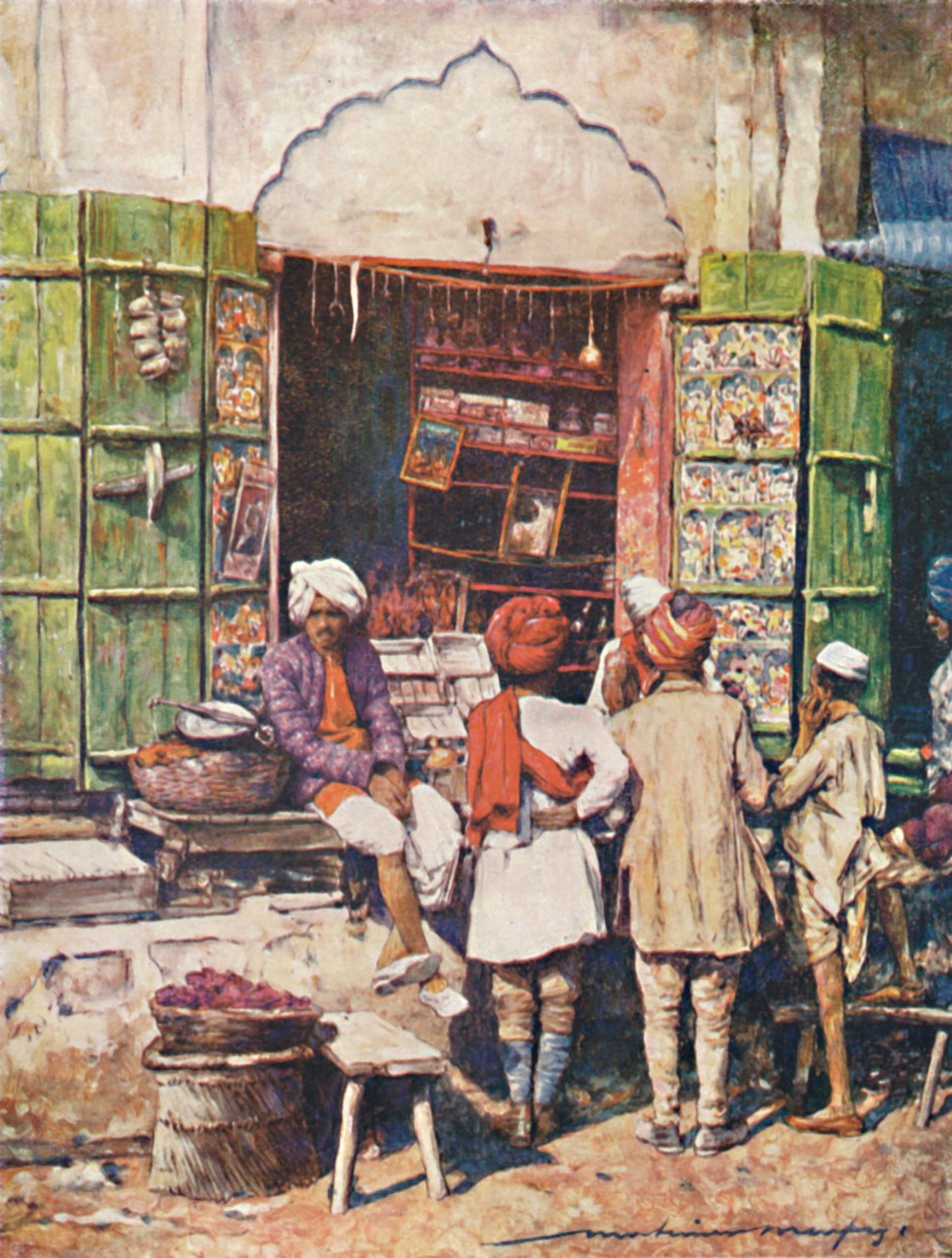 Popüler Bir Durak, 1905 by Mortimer Ludington Menpes