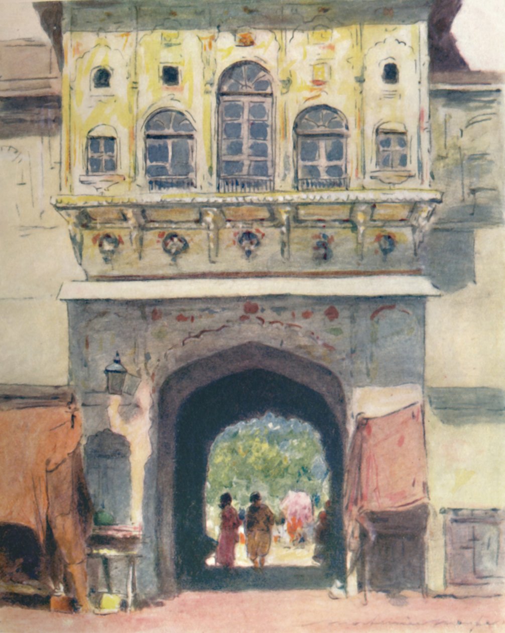 Yıkılmış Bir Saray, 1905 by Mortimer Ludington Menpes