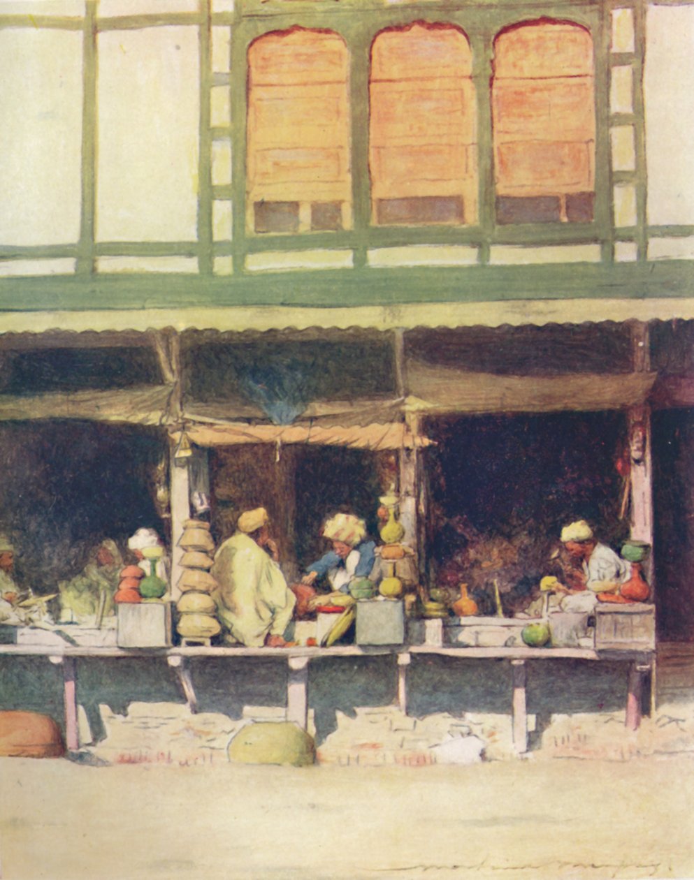 Sınıflandırılmamış Bir Dükkan, 1905 by Mortimer Ludington Menpes