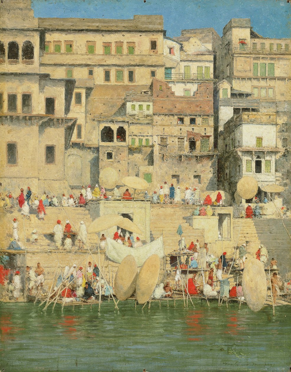 Benares, Mavi Gökyüzüdür by Mortimer Ludington Menpes