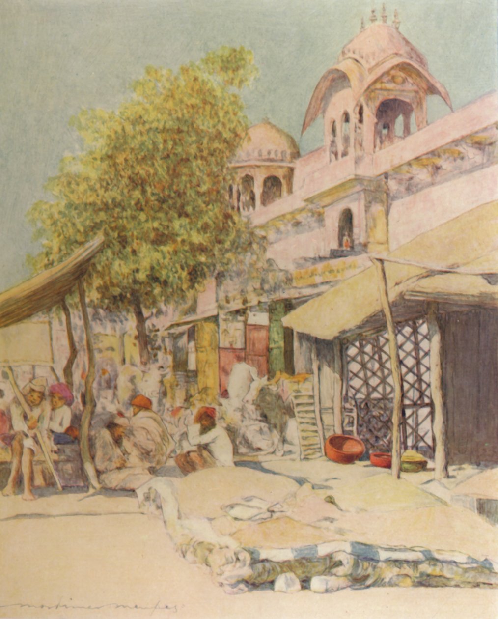 Jeypore, Öğlen 1905 by Mortimer Ludington Menpes
