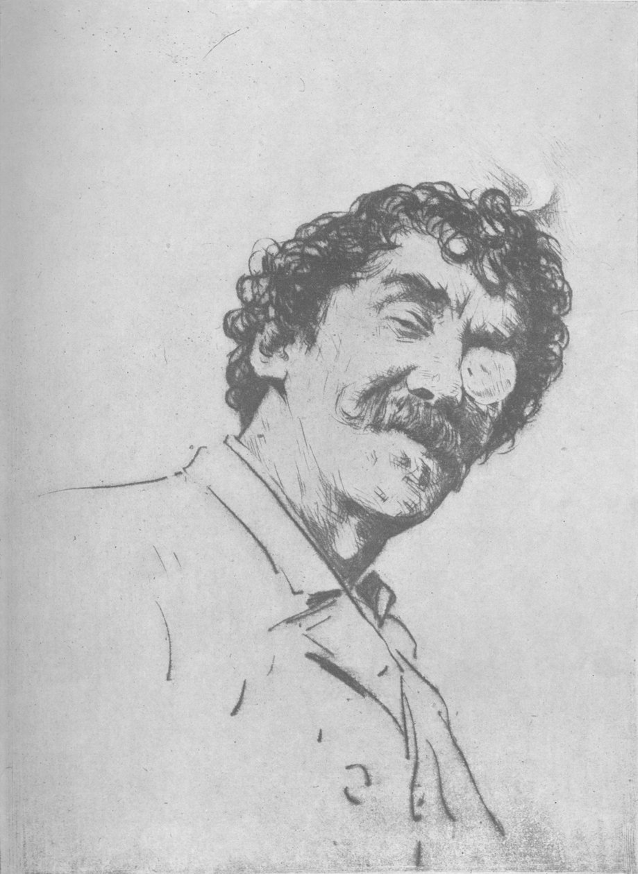 Portre Çalışması, c1880, 1904 by Mortimer Ludington Menpes