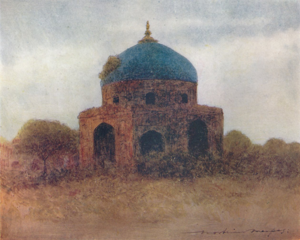 Porselen Kubbe, 1905 by Mortimer Ludington Menpes