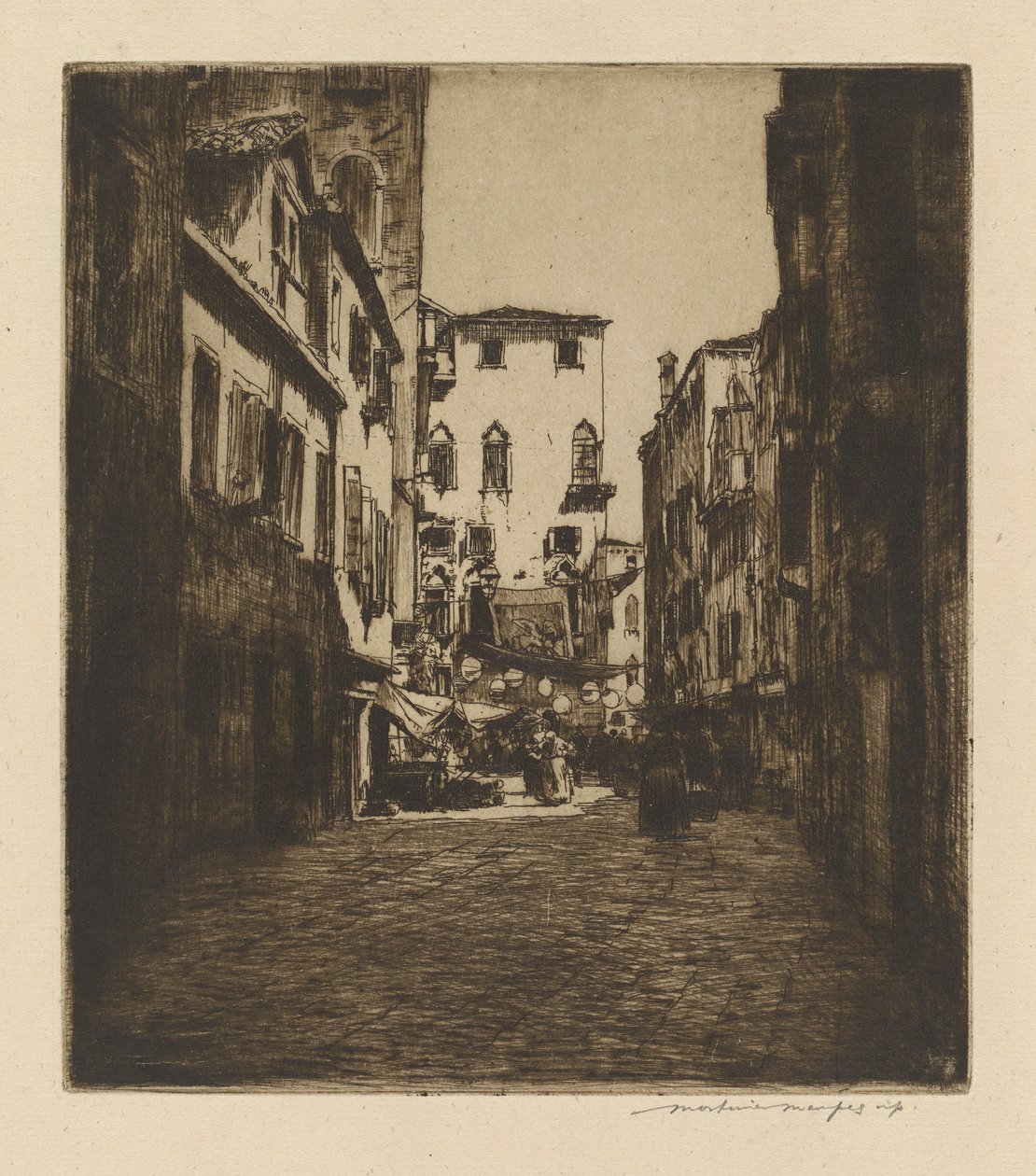 Bir Pazar Sahnesi by Mortimer Menpes
