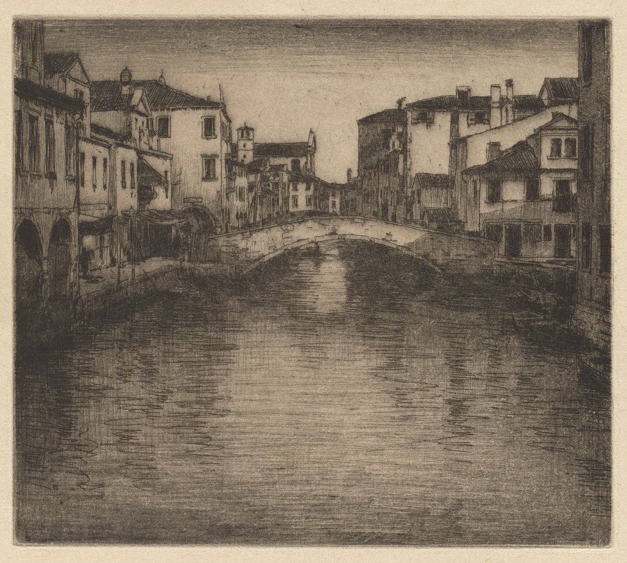 Yan Kanal, Venedik by Mortimer Menpes