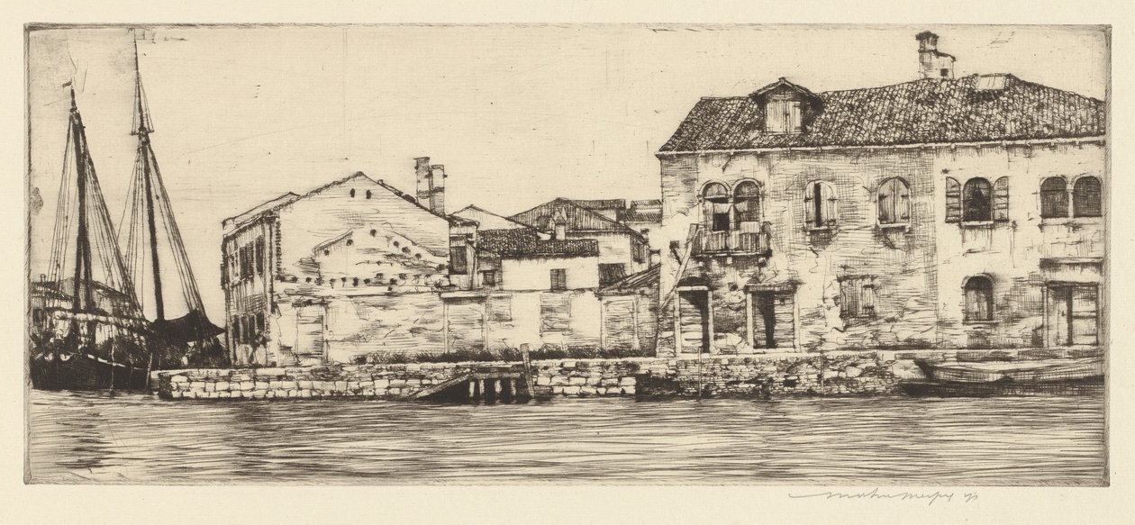 Giudecca, Venedik by Mortimer Menpes
