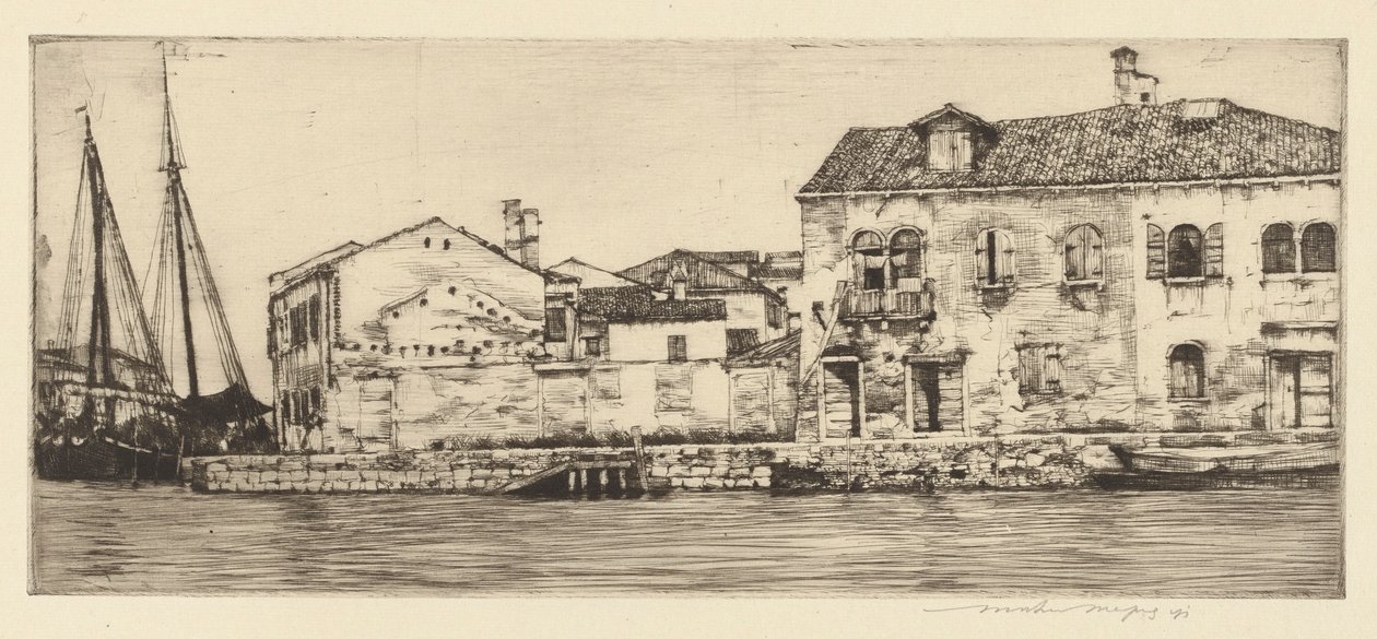 Giudecca, Venedik by Mortimer Menpes
